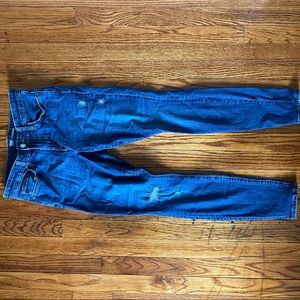 Gap Legging Jeans with Cute Stitch Accents